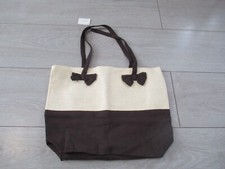 Sac d'été marron et en