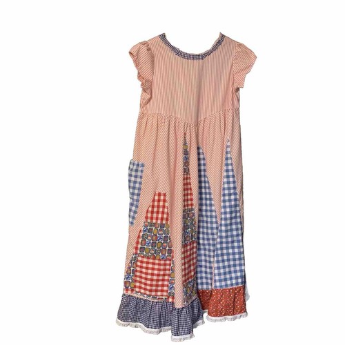 Upcycled maxi dress - dress, m