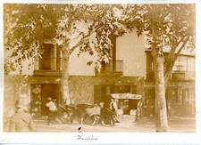 Portugal, Madère, luge, traîneau Vintage albumen print Tirage albuminé  12x1