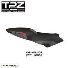 BMW K 1300 S 2009-2016 tapisserie Selle BK13SL2-5GR-2 TPZ gris CON LOGO