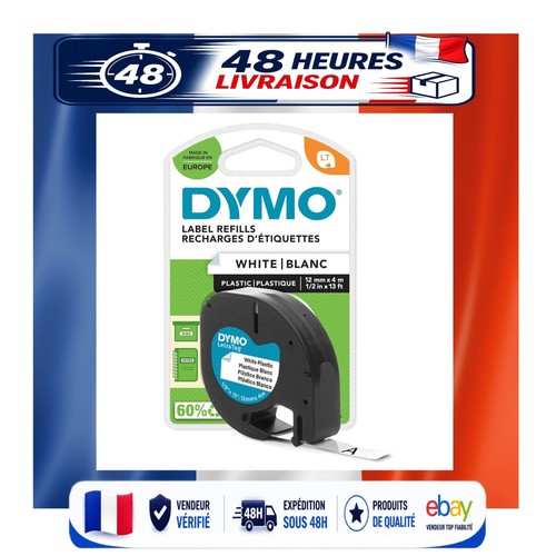 Ruban dymo letratag 12mm - ruban,