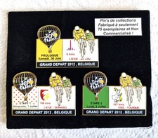 Lot de pin's Vélo , cyclisme , Tour de France 2012 départ de Belgique      -6-