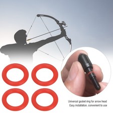12pcs Chasse Flèche Jointure Anti-glissement Flèche Pointe Anneau En Caoutc
