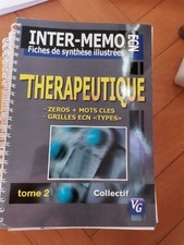 ECN, VG, THÉRAPEUTIQUE , MÉDECINE, MÉDICAL, LIVRE