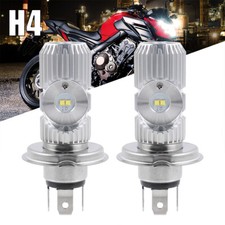 H4 HS1 LED Ampoules de Phare de faisceau haut/bas pour moto Blanc Lámpara Lampe