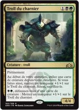 MTG Magic GRN - Charnel Troll/Troll du charnier, French/VF