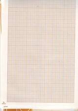 12 feuilles de papier millimetré format A4 - etat neuf 