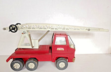Camion de pompier ancien jouet en tôle sapeur pompier Sanson Junior Rico Espana