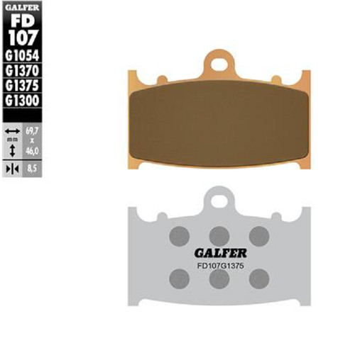Galfer plaquettes frein - plaquettes, de