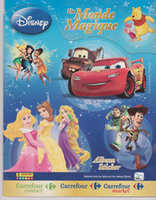 ALBUM PANINI un monde magique Disney 2011 Carrefour Complet images