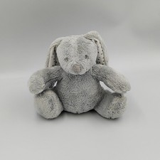 Doudou musical lapin gris