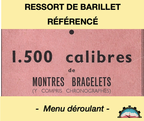 Ressort barillet montre - ressort, de