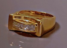 Bague plaqué or 18carats