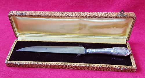 Couteaux manche argent - en,