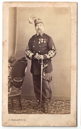 Cdv photo uniforme metz - photo,