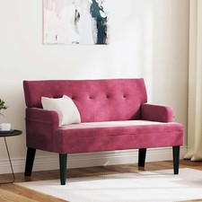 Banc Chesterfield Velours Siège en moderne Mobilier salon chambre stylé vidaXL v