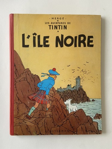 Tintin île noire - l’Île, hergé