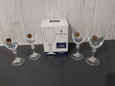 4 verres à Vin Cristal