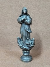 PETITE  VIERGE EN BRONZE