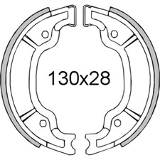 Paire Patins de Frein Arrière Generic Xor 125 à & Williams 125 2008/2009 RMS