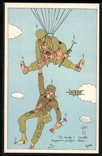 Carte Postale Artiste Deux