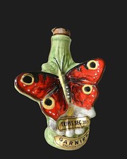 Ancien Flacon à Liqueur GARNIER 1971 * Papillon Rouge * Triple Sec * Publicité