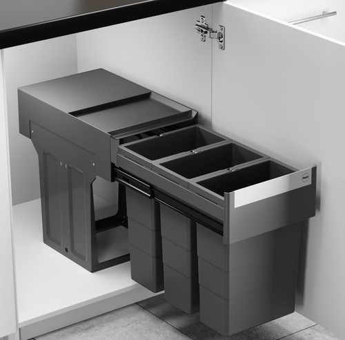 Hailo tandem poubelle cuisine - tandem,