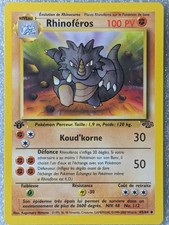 Rhinoféros 1ère Édition - Jungle - 45/64 - Carte Pokémon Française