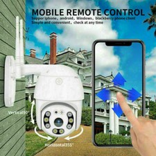 CAMÉRA IP CAM Wifi HD 1080P LED sans fil 2 antennes 5Mp motorisées extérieures