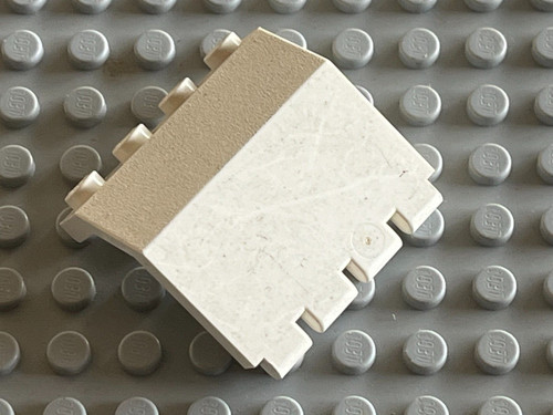 Lego white panel - white, 4