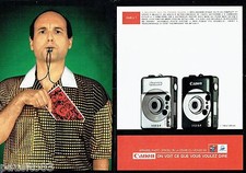 PUBLICITE ADVERTISING 116  1997  Canon (2p)  appareil photo IXUS L1  coupe monde