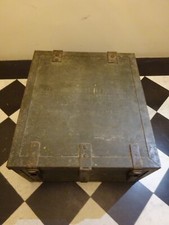 ANCIENNE GRANDE MALLE MILITAIRE ARMÉE FRANCAISE - CAISSE Matériel Munitions WW1