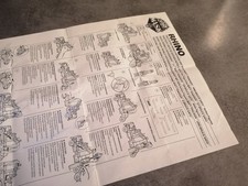 mask kenner Notice Originale Rhino Pas de Reproduction 