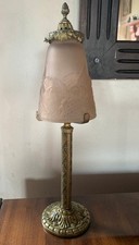 Lampe de Table Art Deco Signée Muller Freres Luneville