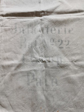 Ancien sac militaire en toile