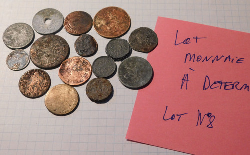 Lot pieces monnaie - lot,