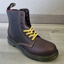 DR MARTENS Bottines cuir marron PABLO fermeture éclair réf 113439 Taille 34