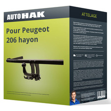 Attelage pour Peugeot 206