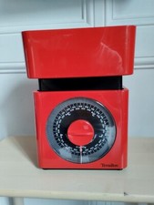 BALANCE DE CUISINE TERRAILLON rouge VINTAGE 70 MÉCANIQUE MÉNAGÈRE 5kg