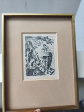 Tableau dessin pointe sèche