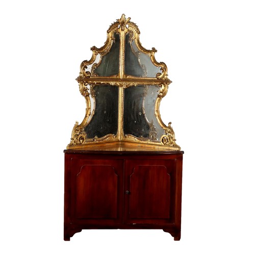 Meuble angle ancien style - d'angle,
