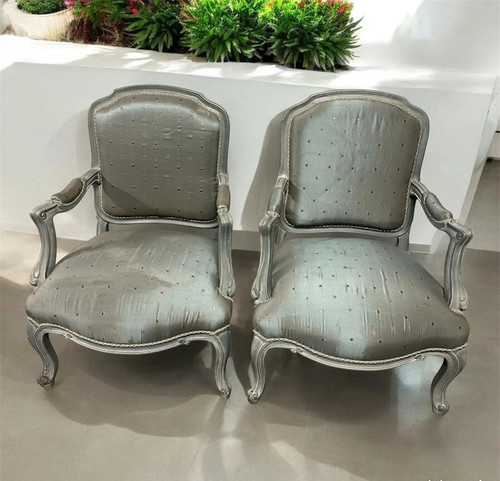 Fauteuils style louis - louis, xv