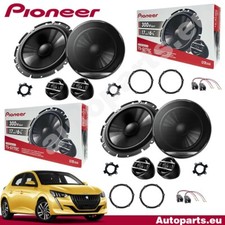 Kit 8 Enceintes Pioneer Avant Et Arrière Pour Peugeot 208 Depuis 2012