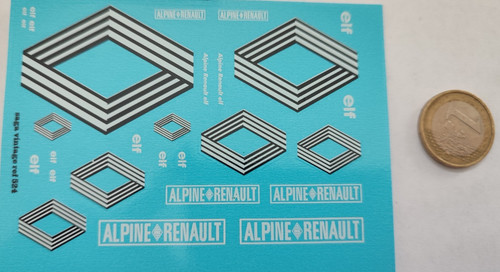 Decalcomanie decals renault - decals,