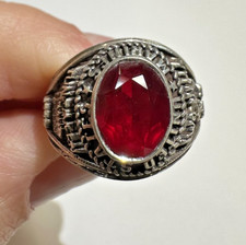 1995 US Marines Militaire Argent Sterling Bataille De Iwo Jima 7.5g 8 Bague