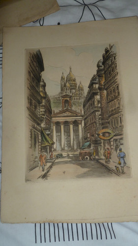 Aquarelle 195061960quartier - aquarelle, de