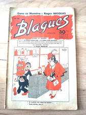 BLAGUES n° 20  journal humoristique du EO de 1954 DUBOUT GRIBOUILLES