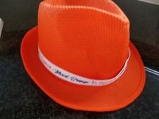 @CHAPEAU MELON COIFFE ORANGE