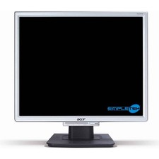 Acer Al1916Ns Moniteur 19" 5:4 Écran Panneau Carré Vga Vesa Ordinateur Dvr