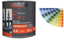 PEINTURE ANTIROUILLE PROTECTION DECORATION direct Métaux ferreux fer métal 0.5L